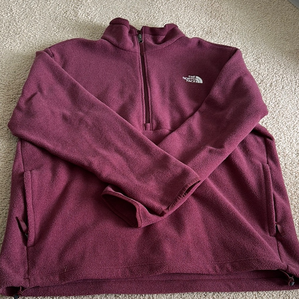 The North Face Maroon Fleece Jacket